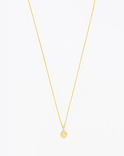 Collar de gota martillada de ORO