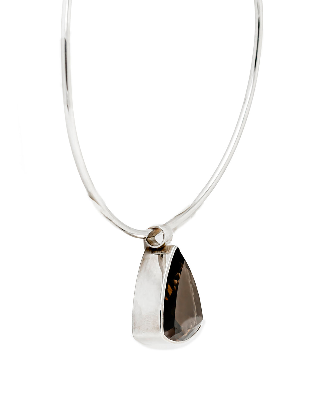 Gargantilha com Quartz Fumado