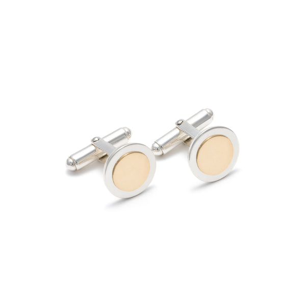 Gold and Silver Cufflinks
