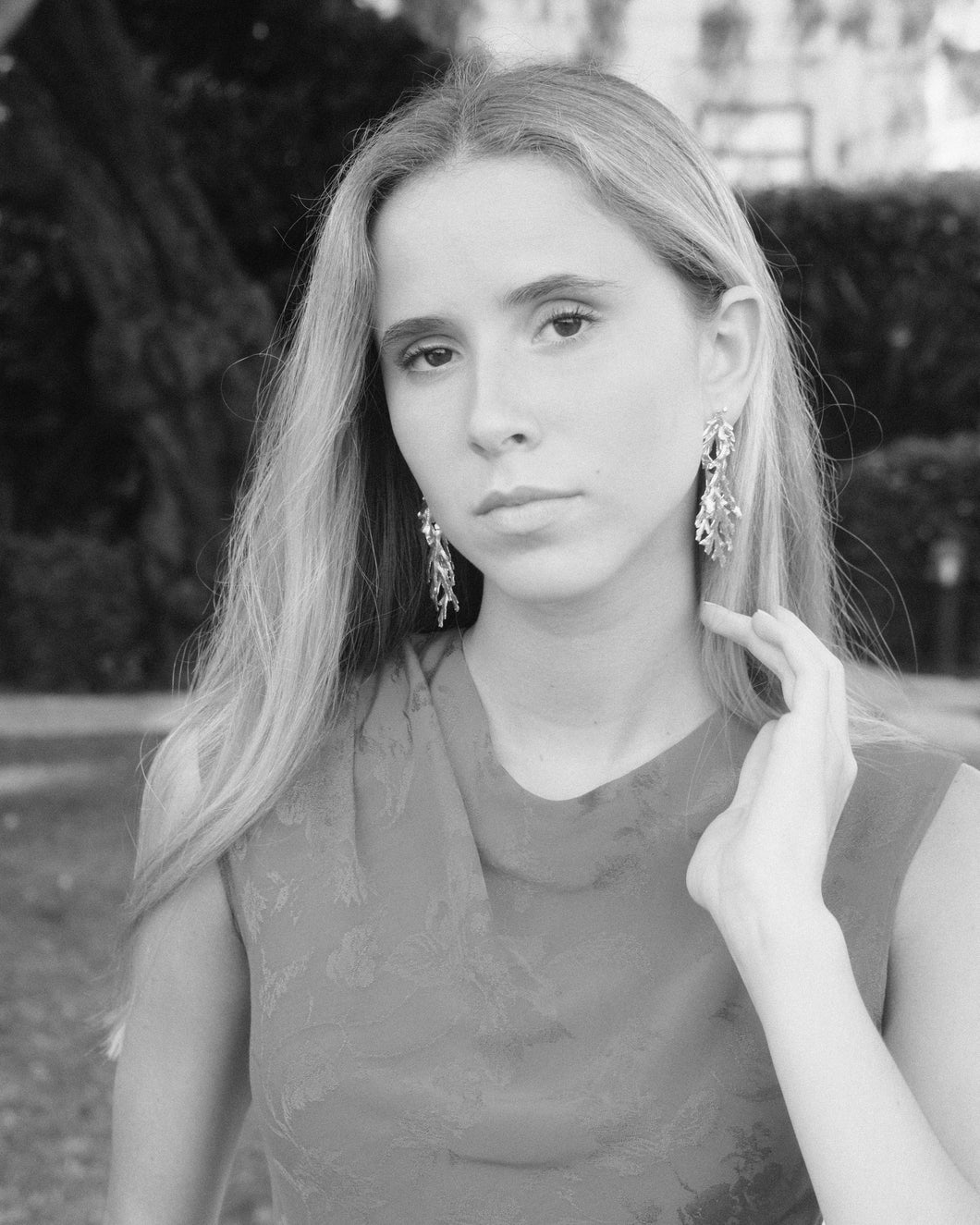 Coral Earrings L