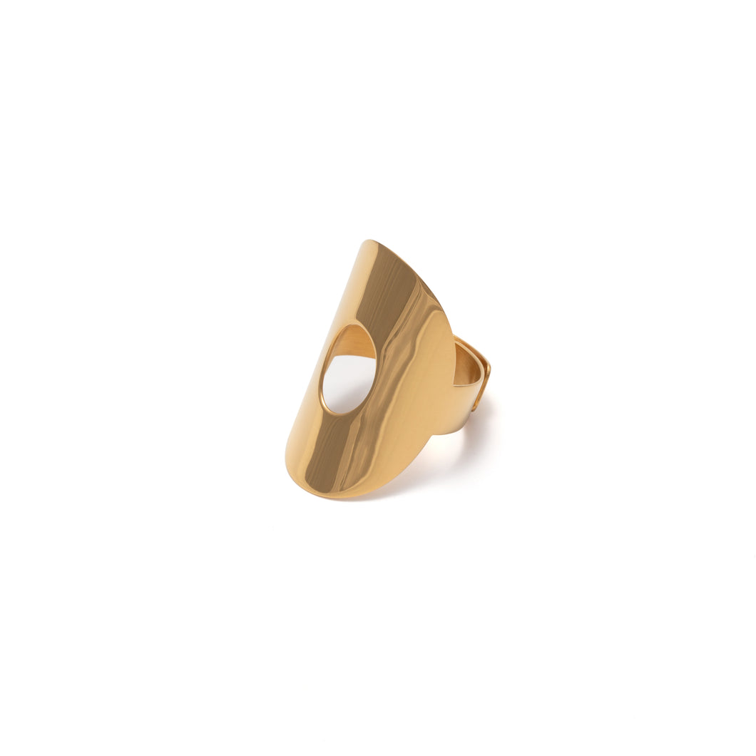 Oval Plate Ring
