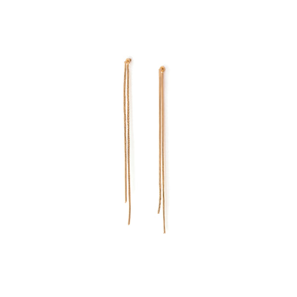 GOLD Long Line Earrings