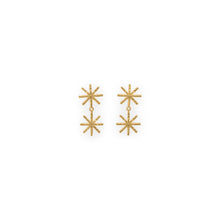 Load image into Gallery viewer, Mini Double Star Earrings
