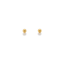 Load image into Gallery viewer, Circle and Pearl Earrings
