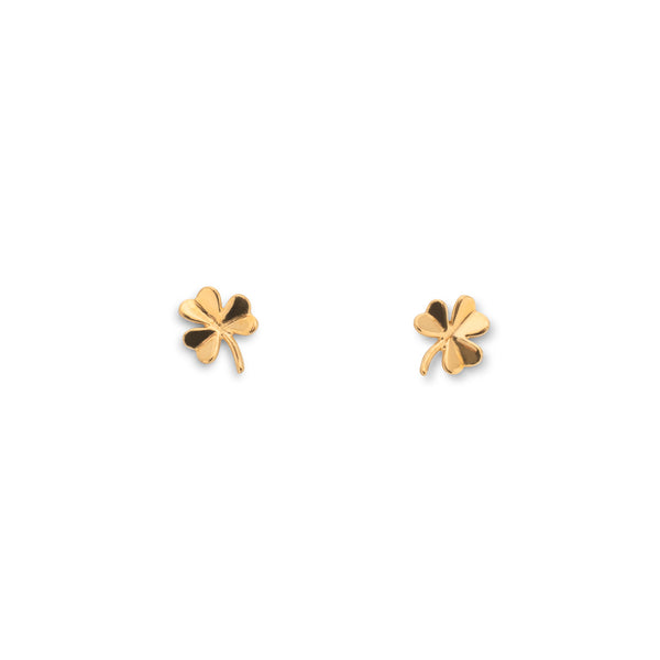 GOLD Clover Earrings