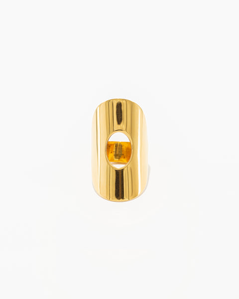 Oval Plate Ring