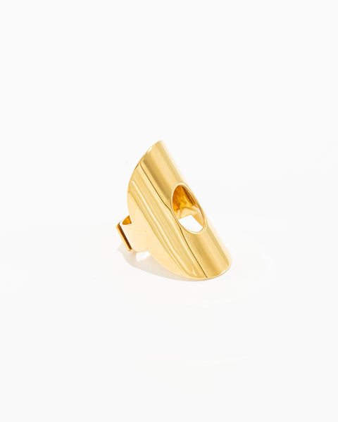 Oval Plate Ring