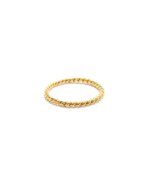 Twisted Thin Ring