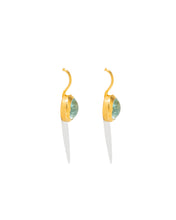 Load image into Gallery viewer, Aquamarine Earrings with Hook
