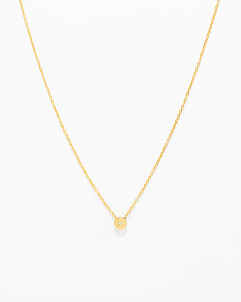 Colar Chapinha com Zircónia