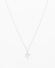 Load image into Gallery viewer, Hammered Cross Necklace
