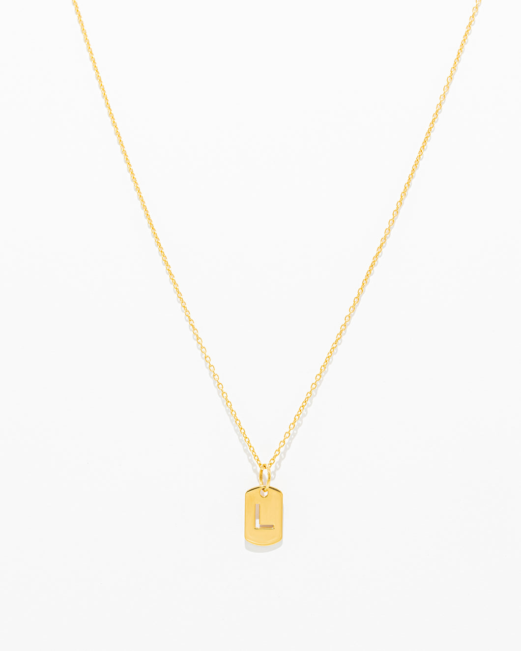 Love Letters Plate Necklace