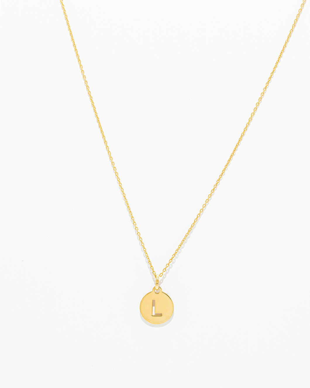 Love Letters Circle Necklace
