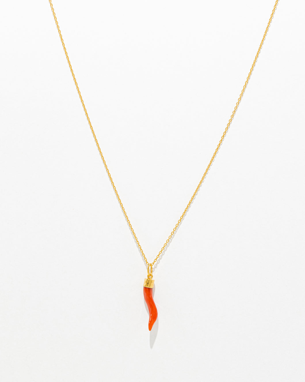 GOLD Coral Pepper Necklace