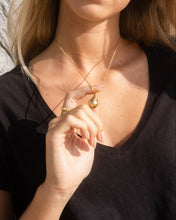 Load image into Gallery viewer, Golden Pearl Necklace
