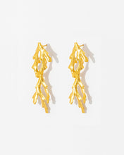 Load image into Gallery viewer, Long Coral Reef Earrings
