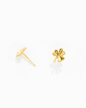 Load image into Gallery viewer, GOLD Clover Earrings

