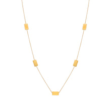 Carregar imagem no visualizador da galeria, GOLD Small Plates Necklace
