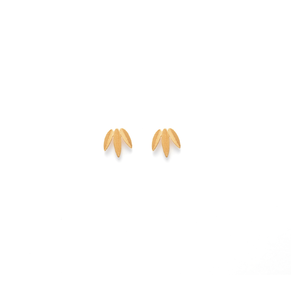 Small Olive Leaf Earrings