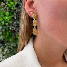 Load image into Gallery viewer, Triple Stone Earrings
