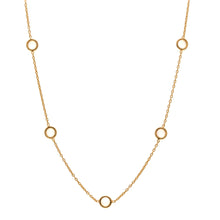 Load image into Gallery viewer, GOLD Open Circle Necklace
