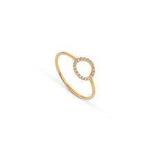 Carregar imagem no visualizador da galeria, Zirconia Circle Ring
