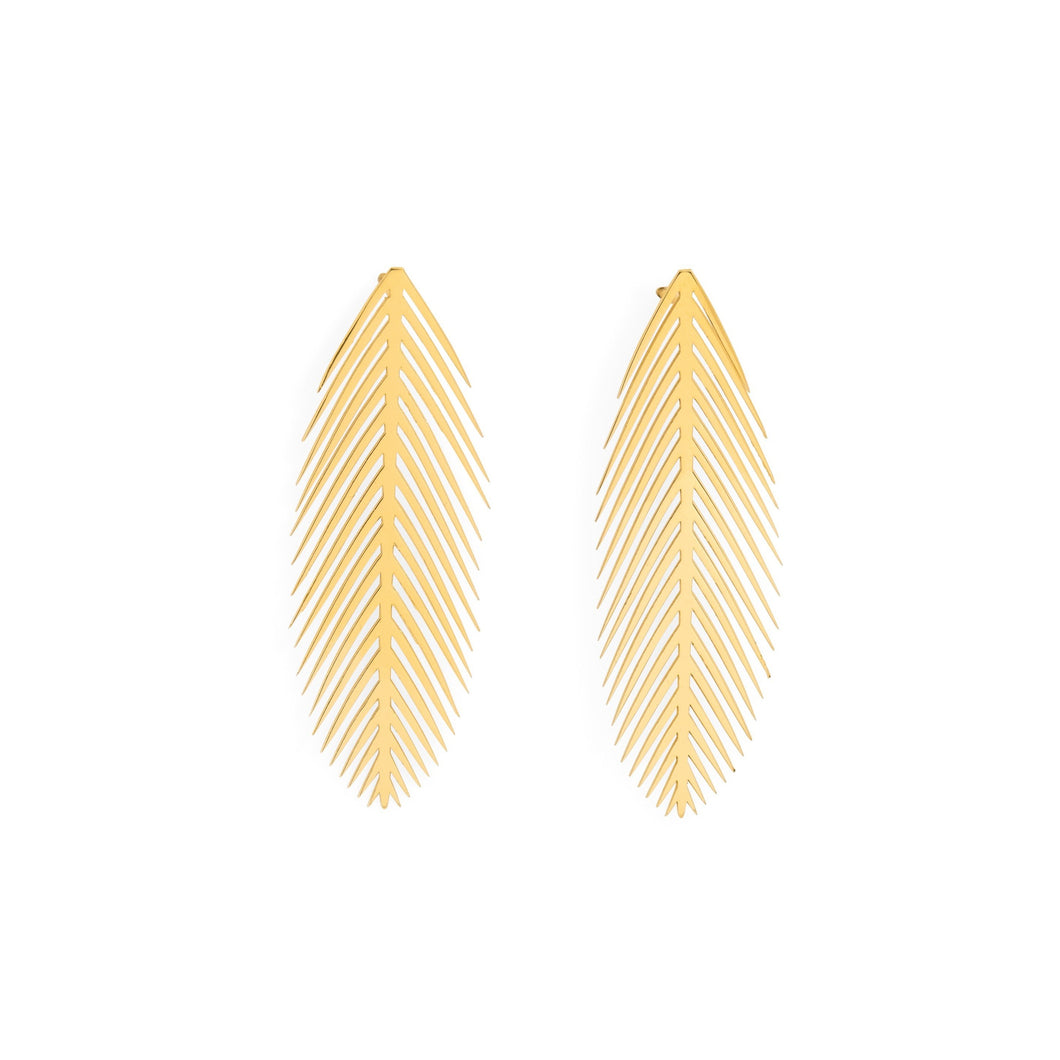 Long Feather Earrings