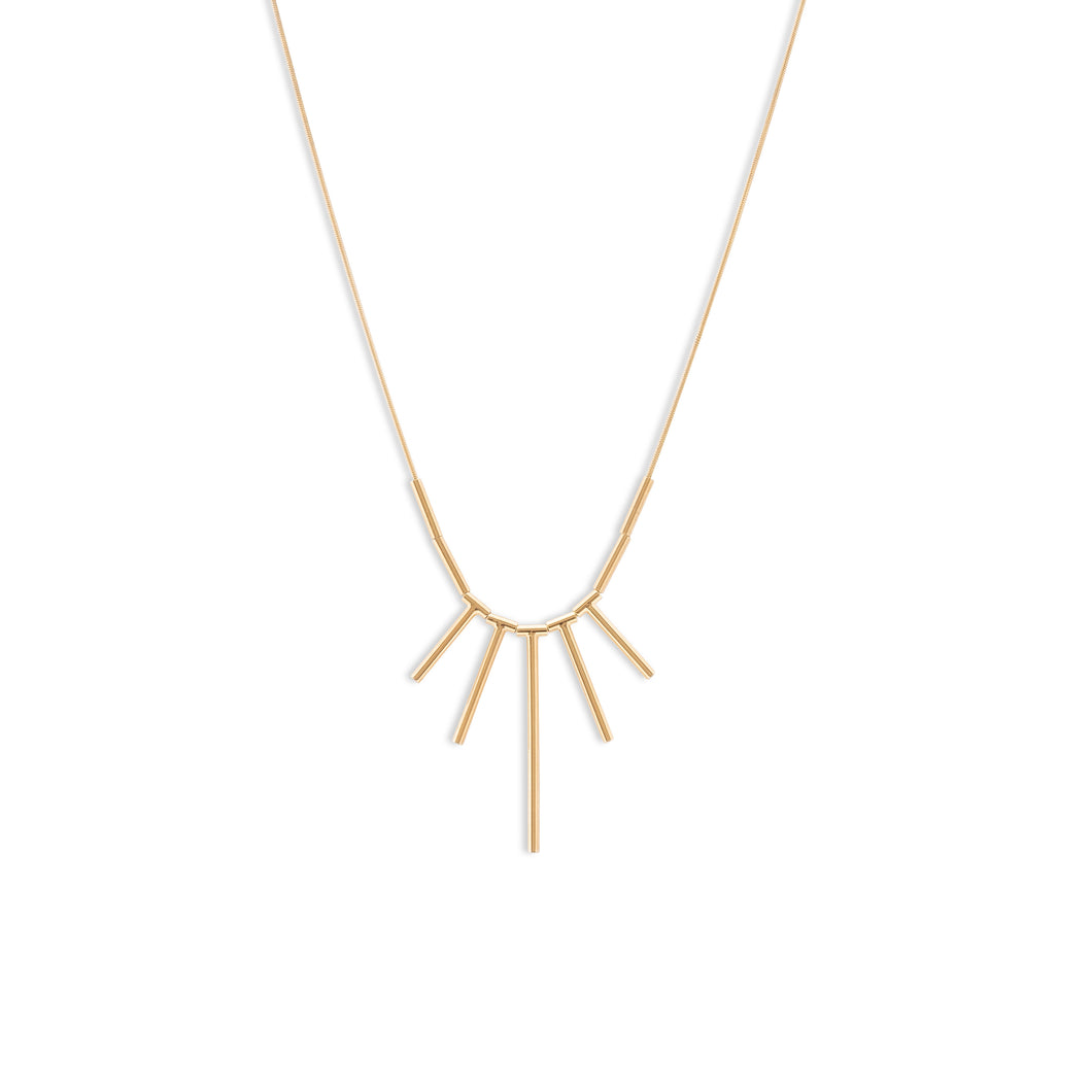 Cylindrical Details Necklace
